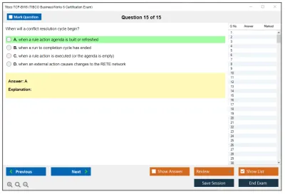 Tibco TCP-BW6 TIBCO BusinessWorks 6 Certification Exam Practice test exam simulator test engine exam Prep practice test questions answers Image 15