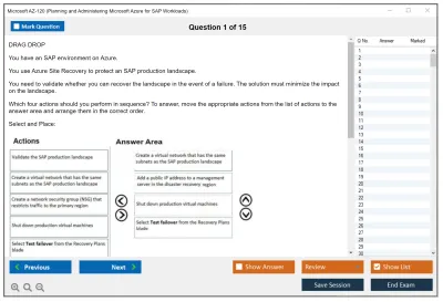 Microsoft AZ-120 Planning and Administering Microsoft Azure for SAP Workloads Practice test exam simulator test engine exam Prep practice test questions answers Image 1