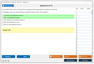 LPI 101-500 LPIC-1 Exam 101, Part 1 of 2, version 5.0 Practice test exam simulator test engine exam Prep practice test questions answers Image 6