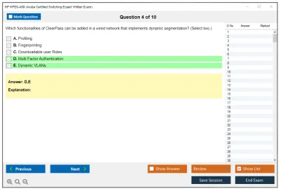 HP HPE6-A69 Aruba Certified Switching Expert Written Exam Practice test exam simulator test engine exam Prep practice test questions answers Image 4
