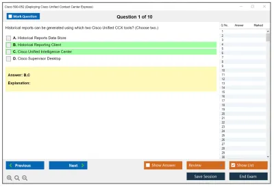 Cisco 500-052 Deploying Cisco Unified Contact Center Express Practice test exam simulator test engine exam Prep practice test questions answers Image 1