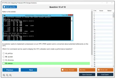 HP HPE0-J50 Integrating Protected HPE Storage Solutions Practice test exam simulator test engine exam Prep practice test questions answers Image 10