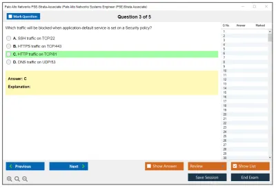 Palo Alto Networks PSE-Strata-Associate Palo Alto Networks Systems Engineer (PSE) - Strata Associate Practice test exam simulator test engine exam Prep practice test questions answers Image 3