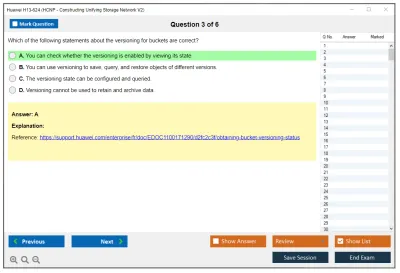 Huawei H13-624 HCIP-Storage V5.0 Practice test exam simulator test engine exam Prep practice test questions answers Image 3