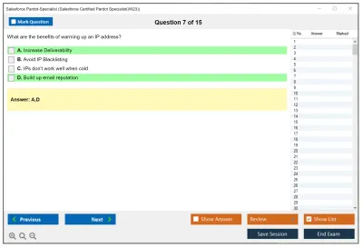 Salesforce Pardot-Specialist Salesforce Certified Pardot Specialist Practice test exam simulator test engine exam Prep practice test questions answers Image 7