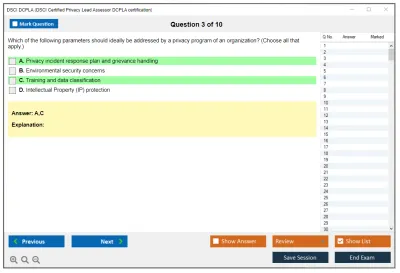 DSCI DCPLA DSCI Certified Privacy Lead Assessor Practice test exam simulator test engine exam Prep practice test questions answers Image 3