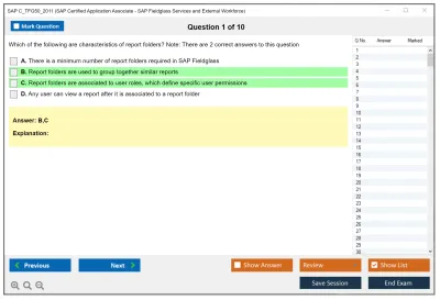 SAP C_TFG50_2011 SAP Certified Application Associate - SAP Fieldglass Services and External Workforce Practice test exam simulator test engine exam Prep practice test questions answers Image 1