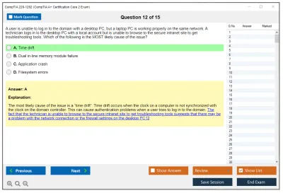 CompTIA 220-1202 CompTIA A+ Certification Exam: Core 2 Practice test exam simulator test engine exam Prep practice test questions answers Image 12