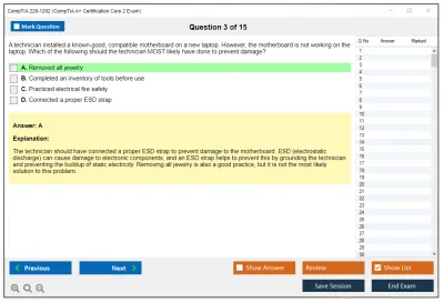 CompTIA 220-1202 CompTIA A+ Certification Exam: Core 2 Practice test exam simulator test engine exam Prep practice test questions answers Image 3
