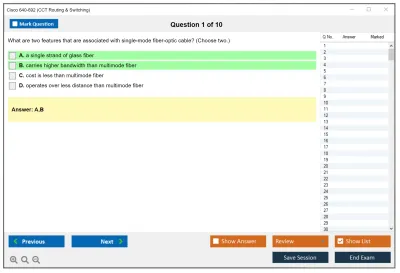 Cisco 640-692 CCT Routing & Switching Practice test exam simulator test engine exam Prep practice test questions answers Image 1