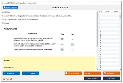 Microsoft DP-900 Microsoft Azure Data Fundamentals Practice test exam simulator test engine exam Prep practice test questions answers Image 3