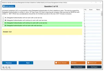 Salesforce Identity-and-Access-Management-Architect Salesforce Certified Identity and Access Management Architect Practice test exam simulator test engine exam Prep practice test questions answers Image 3