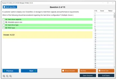 Huawei H13-629_V2.0 HCIE-Storage (Written) V2.0 Practice test exam simulator test engine exam Prep practice test questions answers Image 2