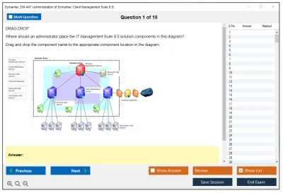Symantec 250-447 Administration of Symantec Client Management Suite 8.5 Practice test exam simulator test engine exam Prep practice test questions answers Image 1