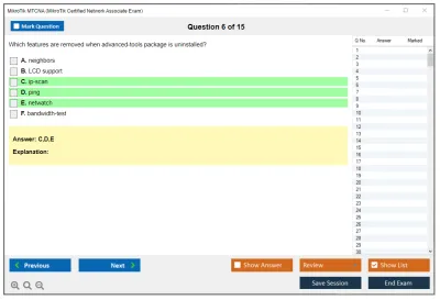 MikroTik MTCNA MikroTik Certified Network Associate Exam Practice test exam simulator test engine exam Prep practice test questions answers Image 6