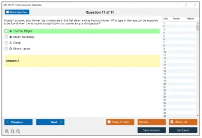 API API-571 Corrosion and Materials Professional Practice test exam simulator test engine exam Prep practice test questions answers Image 11