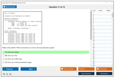 Cisco 400-151 CCIE Data Center (v2.0) Practice test exam simulator test engine exam Prep practice test questions answers Image 11
