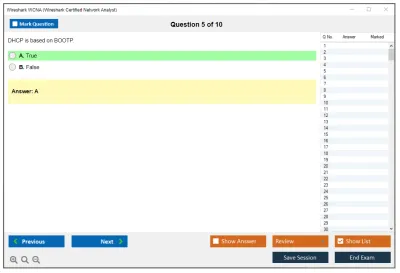 Wireshark WCNA Wireshark Certified Network Analyst Practice Exam Practice test exam simulator test engine exam Prep practice test questions answers Image 5
