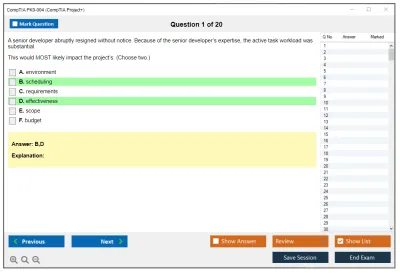 CompTIA PK0-004 CompTIA Project + Practice test exam simulator test engine exam Prep practice test questions answers Image 1