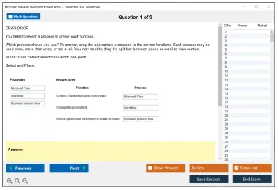 Microsoft MB-400 Microsoft Power Apps + Dynamics 365 Developer Practice test exam simulator test engine exam Prep practice test questions answers Image 1