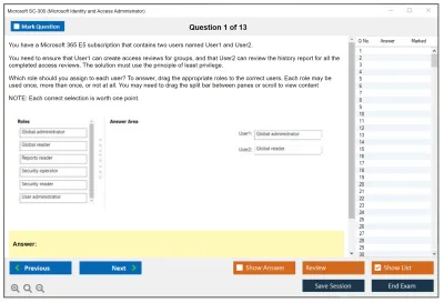 Microsoft SC-300 Microsoft Identity and Access Administrator Practice test exam simulator test engine exam Prep practice test questions answers Image 1