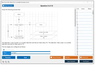 Blue Prism AD01 Blue Prism Accredited Developer Exam Practice test exam simulator test engine exam Prep practice test questions answers Image 9