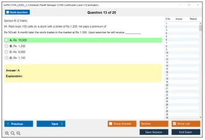 AAFM CWM_LEVEL_2 Chartered Wealth Manager (CWM) Certification Level II Examination Practice test exam simulator test engine exam Prep practice test questions answers Image 13