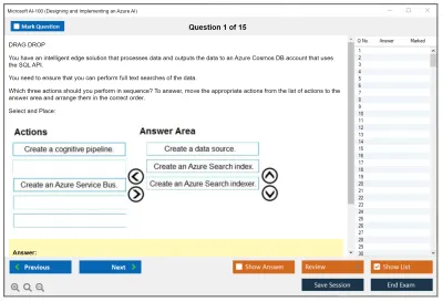 Microsoft AI-100 Designing and Implementing an Azure AI Practice test exam simulator test engine exam Prep practice test questions answers Image 1
