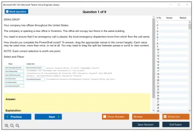 Microsoft MS-720 Microsoft Teams Voice Engineer Practice test exam simulator test engine exam Prep practice test questions answers Image 1