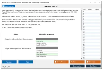 Microsoft MB-700 Microsoft Dynamics 365: Finance and Operations Apps Solution Architect Practice test exam simulator test engine exam Prep practice test questions answers Image 3