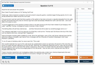 Test Prep SBAC Smarter Balanced Assessment Consortium Practice test exam simulator test engine exam Prep practice test questions answers Image 5