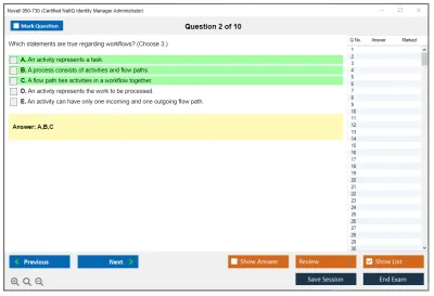 Novell 050-730 Certified NetIQ Identity Manager Administrator Practice test exam simulator test engine exam Prep practice test questions answers Image 2