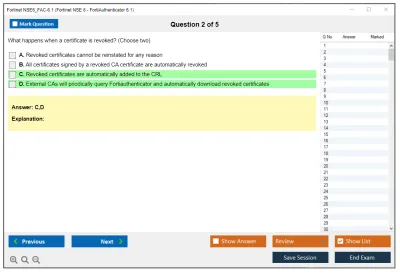 Fortinet NSE6_FAC-6.1 Fortinet NSE 6 - FortiAuthenticator 6.1 Practice test exam simulator test engine exam Prep practice test questions answers Image 2