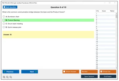 PMI PMI-200 PMI Agile Certified Practitioner (PMI-ACP)® Practice test exam simulator test engine exam Prep practice test questions answers Image 8