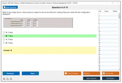 Genesys GE0-806 Genesys Certified Professional 8 System Consultant, Genesys Workforce Management (GCP8 - CWFM) Practice test exam simulator test engine exam Prep practice test questions answers Image 8