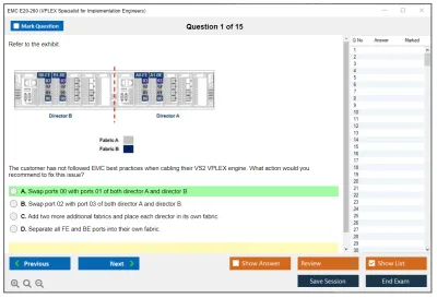 EMC E20-260 VPLEX Specialist Exam for Implementation Engineers Practice test exam simulator test engine exam Prep practice test questions answers Image 1