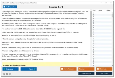 VMware 3V0-22.21 Advanced Deploy VMware vSphere 7.x Practice test exam simulator test engine exam Prep practice test questions answers Image 5