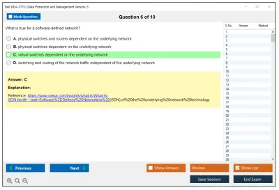 Dell DEA-3TT2 Associate - Data Protection and Management Version 2 Exam Practice test exam simulator test engine exam Prep practice test questions answers Image 6