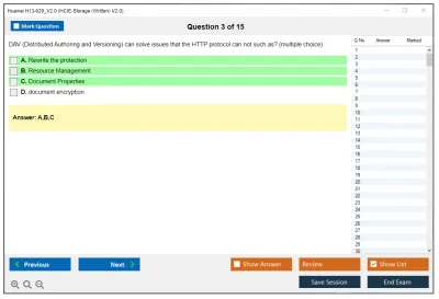 Huawei H13-629_V2.0 HCIE-Storage (Written) V2.0 Practice test exam simulator test engine exam Prep practice test questions answers Image 3