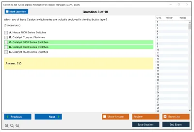 Cisco 646-365 Cisco Express Foundation for Account Managers (CXFA) Exam Practice test exam simulator test engine exam Prep practice test questions answers Image 3