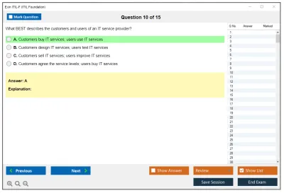 Exin ITIL-F ITIL® Foundation Practice test exam simulator test engine exam Prep practice test questions answers Image 10
