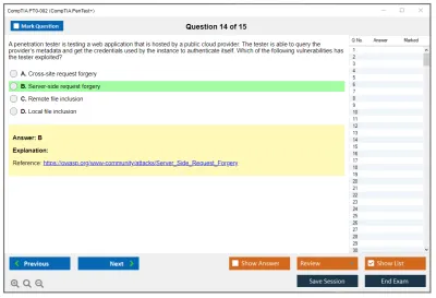 CompTIA PT0-002 CompTIA PenTest+ Certification Exam Practice test exam simulator test engine exam Prep practice test questions answers Image 14