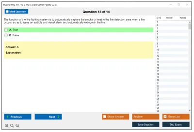 Huawei H12-411_V2.0 HCIA-Data Center Facility V2.0 Practice test exam simulator test engine exam Prep practice test questions answers Image 13