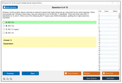 ECCouncil 412-79 EC-Council Certified Security Analyst (ECSA) Practice test exam simulator test engine exam Prep practice test questions answers Image 9