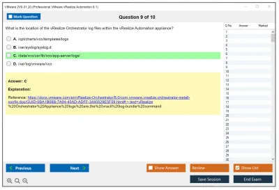 VMware 2V0-31.20 Professional VMware vRealize Automation 8.1 Practice test exam simulator test engine exam Prep practice test questions answers Image 9