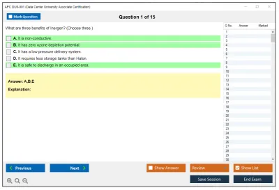 APC DU0-001 Data Center University Associate Certification Practice test exam simulator test engine exam Prep practice test questions answers Image 1
