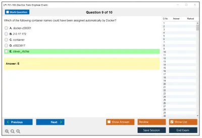 LPI 701-100 DevOps Tools Engineer Practice test exam simulator test engine exam Prep practice test questions answers Image 9