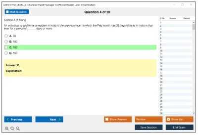 AAFM CWM_LEVEL_2 Chartered Wealth Manager (CWM) Certification Level II Examination Practice test exam simulator test engine exam Prep practice test questions answers Image 4