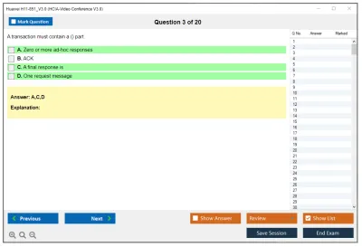 Huawei H11-851_V3.0 HCIA-Video Conference V3.0 Practice test exam simulator test engine exam Prep practice test questions answers Image 3