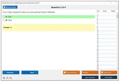 GAQM CDCP-001 Certified Data Centre Professional (CDCP) Practice test exam simulator test engine exam Prep practice test questions answers Image 2